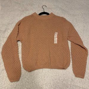 NWT Tan/Camel Women's Knit Sweater - Target, XS